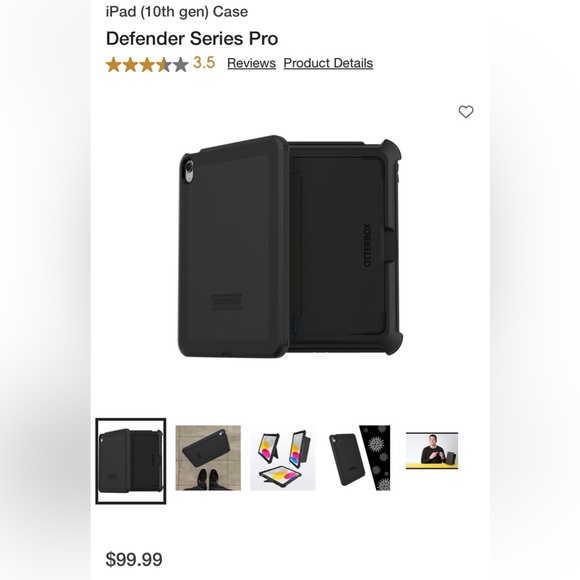 Otterbox Defender iPad 10th Gen - Picture 1 of 8